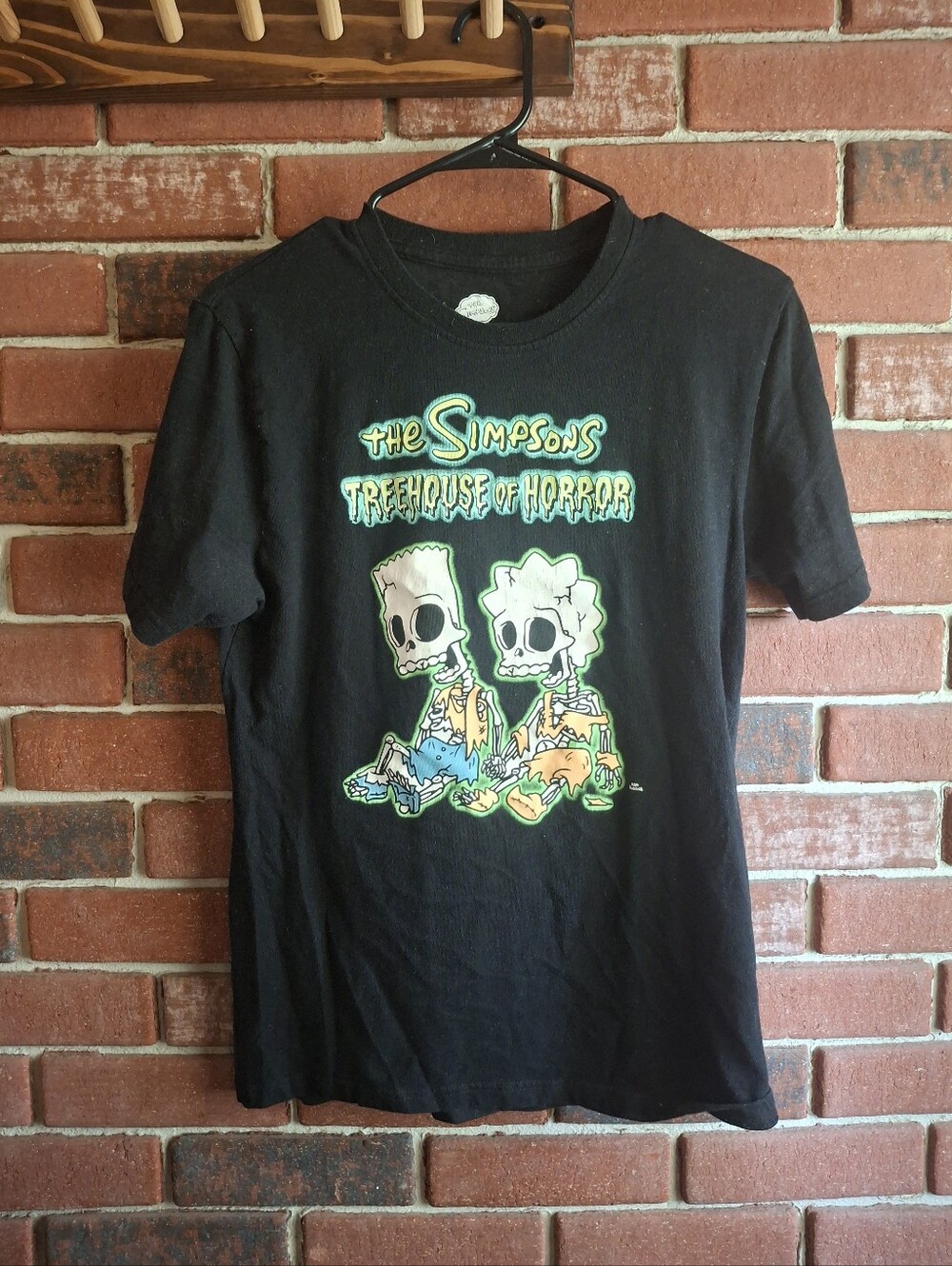Black The Simpsons 'Treehouse of Horror' Graphic Tee